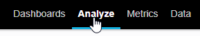 switch to analyze