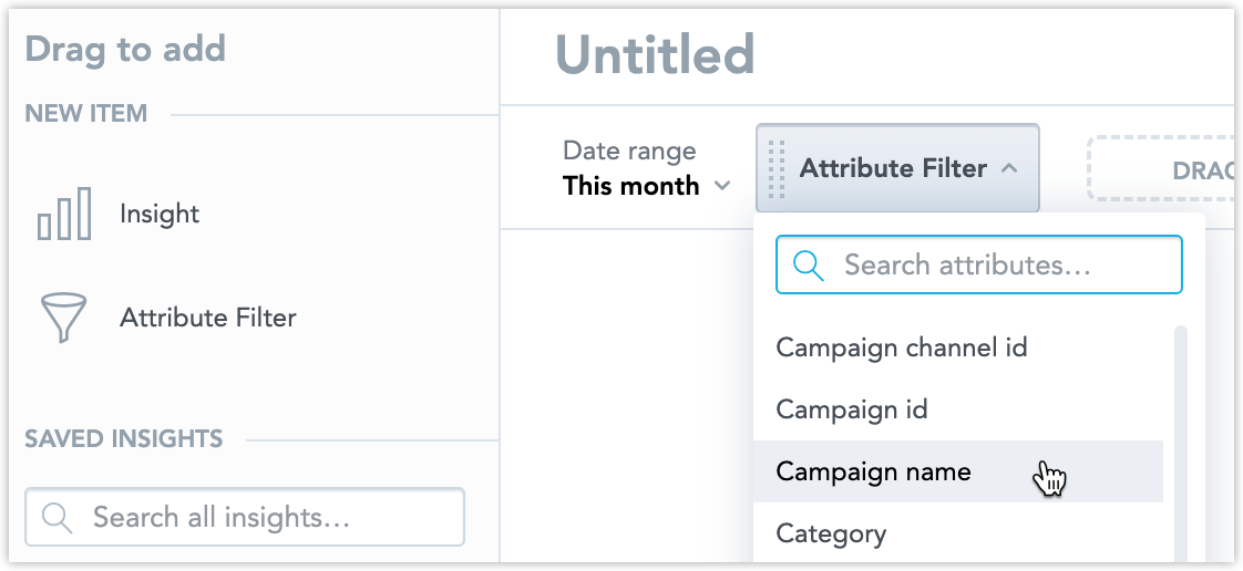 attribute filter