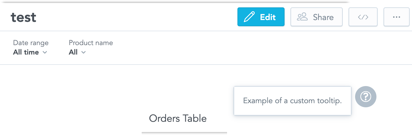Example of a custom widget tooltip