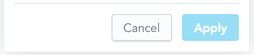 Apply and Cancel buttons at the bottom of the dropdown