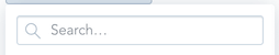 Search bar above the element list