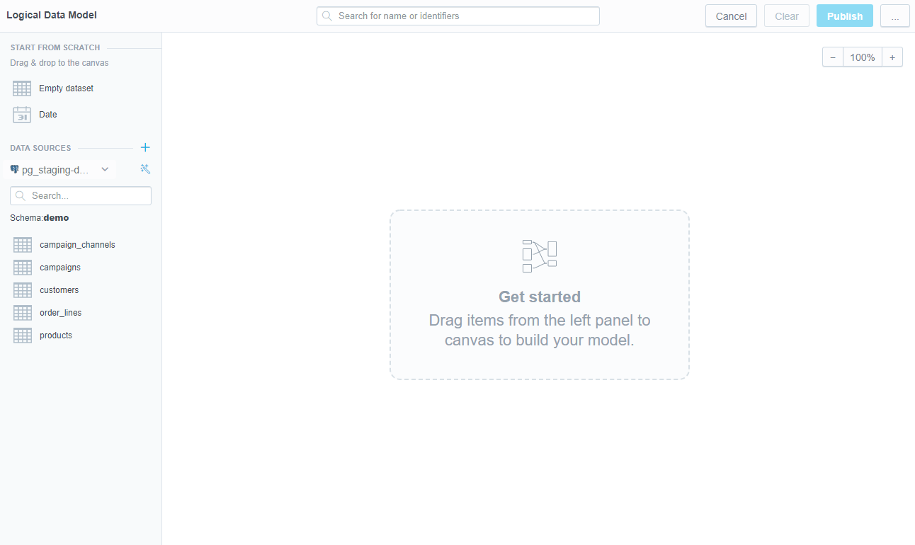 empty modeler