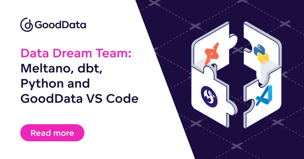Data Dream Team: Meltano, dbt, Python and GoodData for VS Code ...