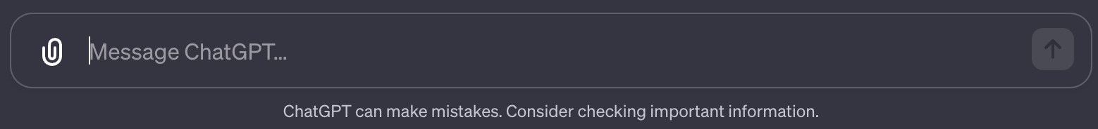 ChatGPT and its mild warning that today's language models are notorious for half-truths and hallucinations.