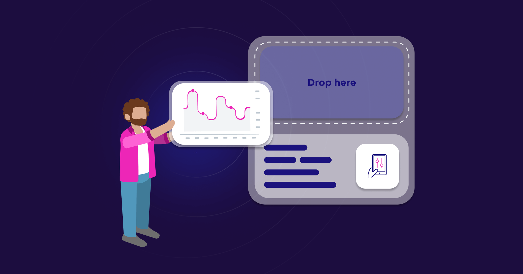 Tools such as filtering allow users to better interact with the data.