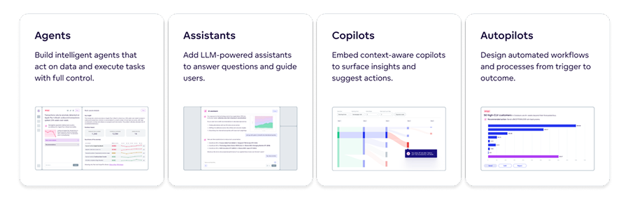 A good AI platform will allow you to build agents, copilots, and more.