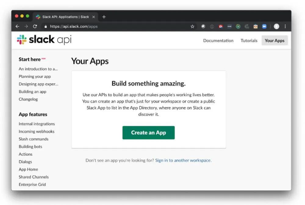 Slack integration tutorial image