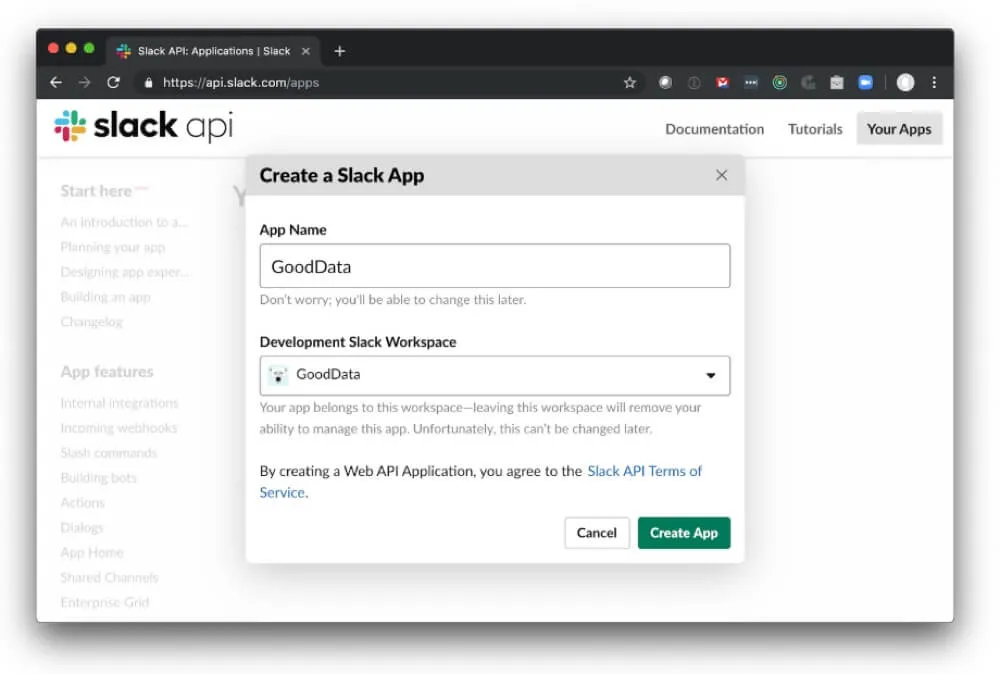 Slack integration tutorial image