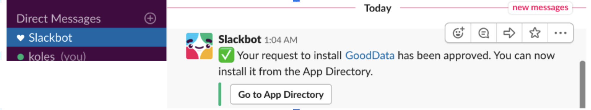 Slack integration tutorial image