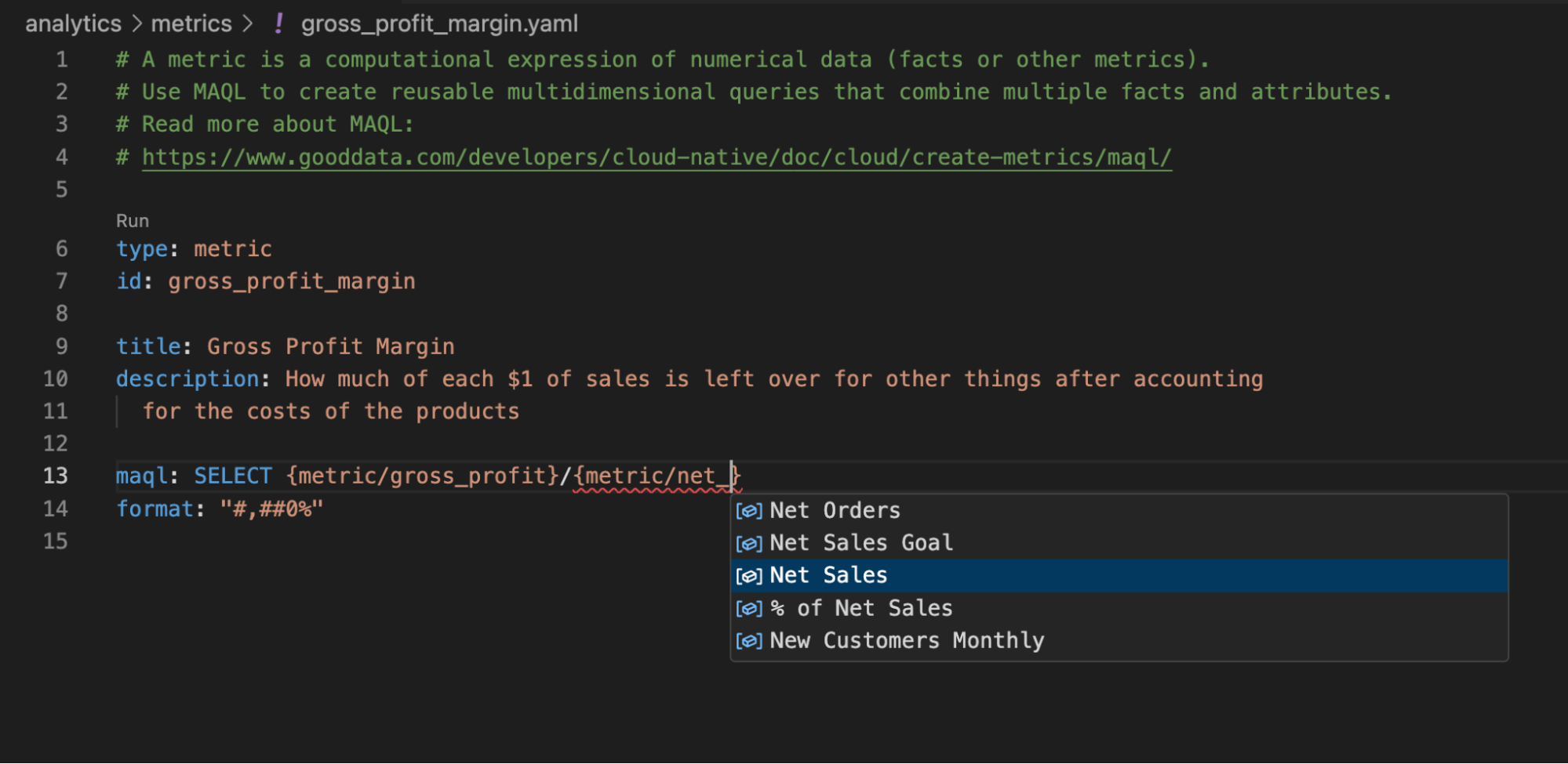 VS Code extension autocomplete