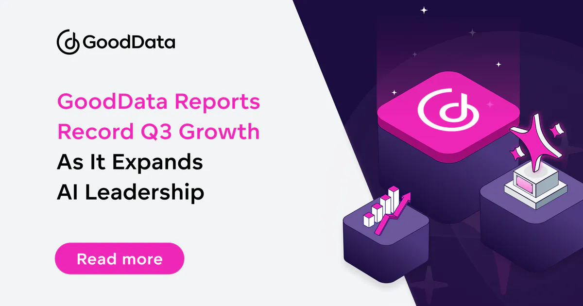 GoodData Reports Record Q3 Growth as It Expands AI Leadership | GoodData.AI