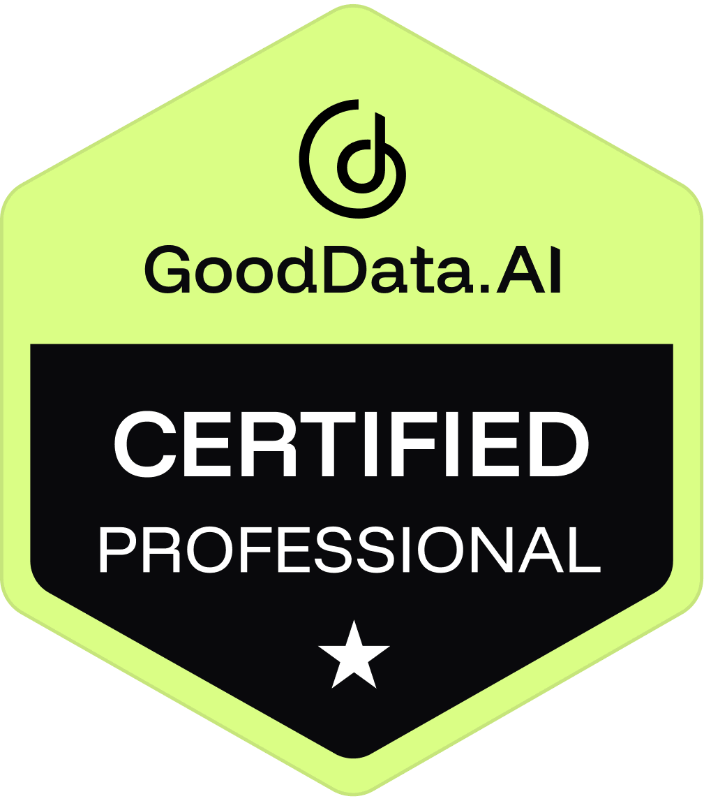 GoodData.AI certifications