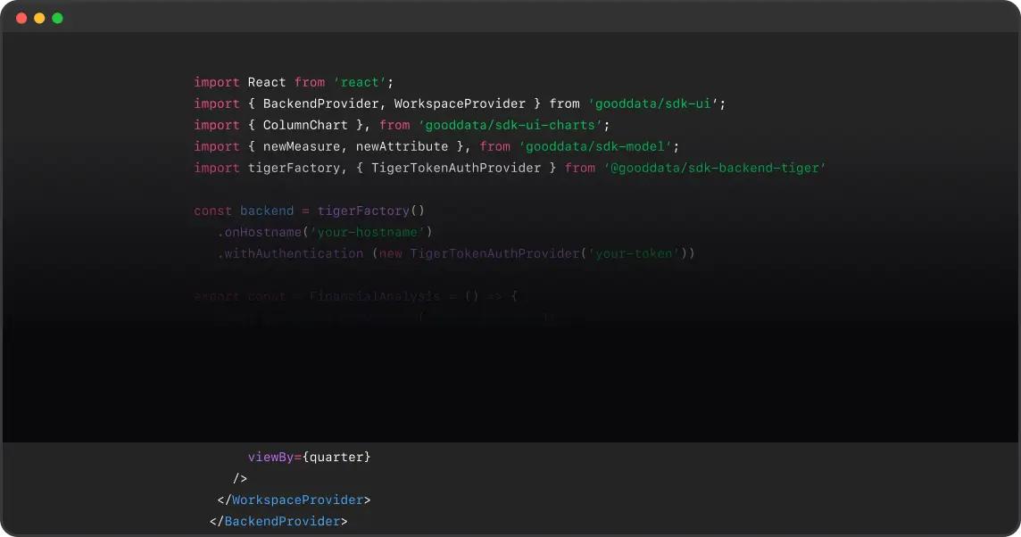 Build AI analytics with code, SDKs, and APIs