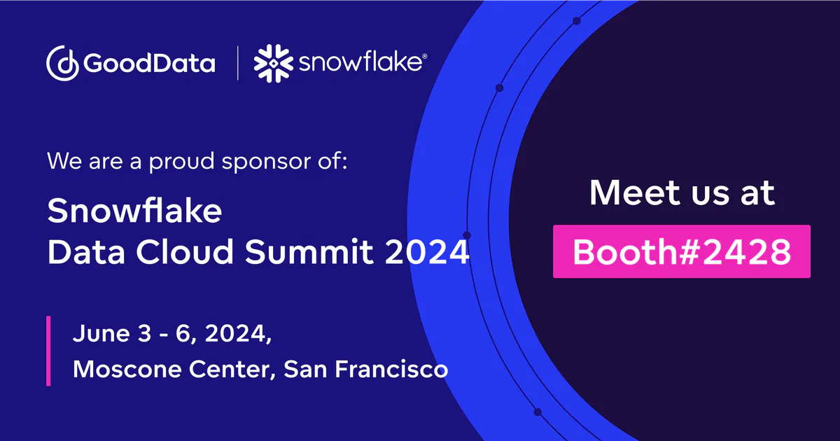 Meet GoodData at Snowflake Data Cloud Summit | GoodData.AI