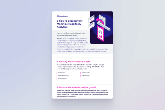6 Tips To Successfully Monetize Hospitality Analytics