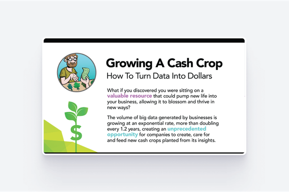 Cover image for Growing a Cash Crop: How to Turn Data Into Dollars