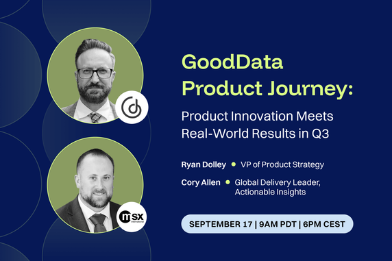 GoodData Product Journey: Product Innovation Meets Real-World Results in Q3