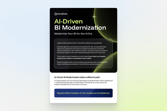 Cover image for AI-Driven BI Modernization