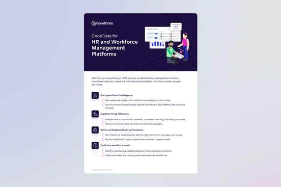 Cover image for GoodData for HR and Workforce Management Platforms