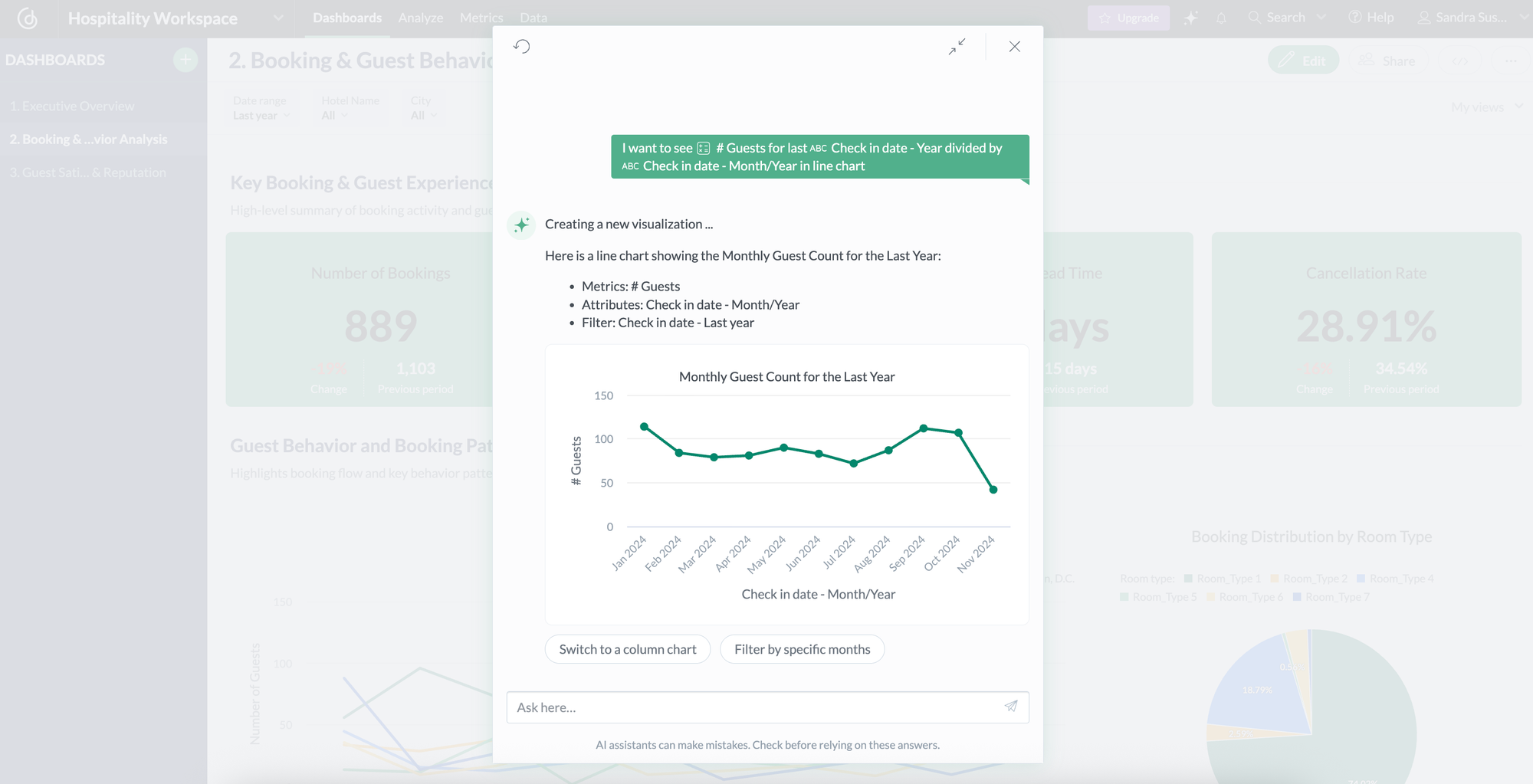 Ai Assistant for Hospitality Guest Insights
